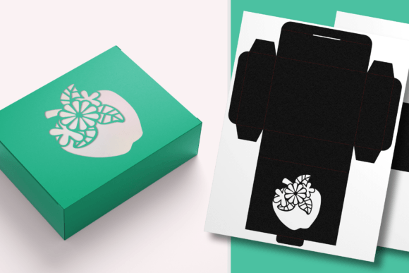 Apple N Flowers Window Rectangular Box – The Ultimate DIY Gift Packaging Solution