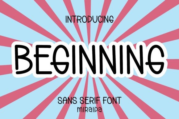 Beginning: A Font That Brings Your Creative Projects to Life