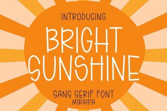 Bright Sunshine Font