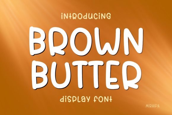 Brown Butter Font