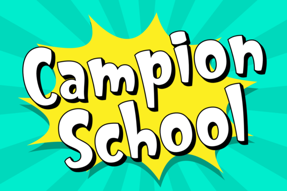 Campion School: A Fun and Quirky Display Font for Creative Design