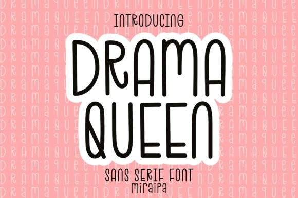 Drama Queen Font: A Cute and Friendly Handwritten Style for Creative Projects