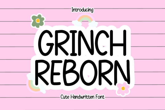 Grinch Reborn: A Handwritten Font for Creative Projects