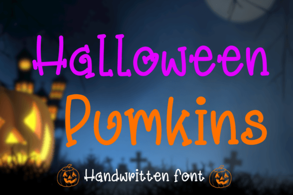 Halloween Pumkins: A Playful Handwritten Font for Creative Projects