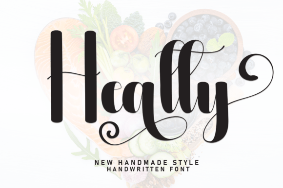 Healty: A Handwritten Font for Creative Expression