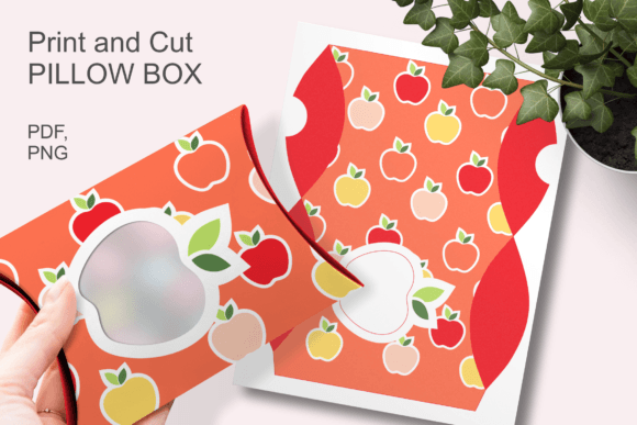 Orange Pillow Window Box with Apples: A Creative DIY Gift Packaging Solution