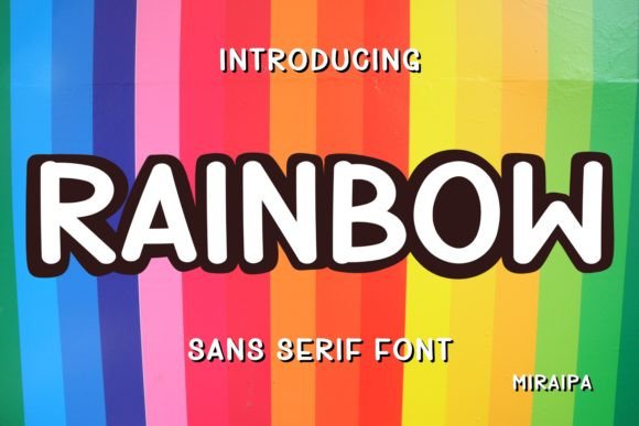 Rainbow: A Friendly Font for Creative Projects