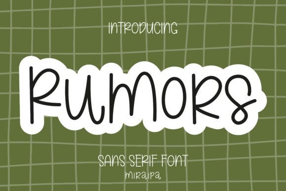 Rumors Font