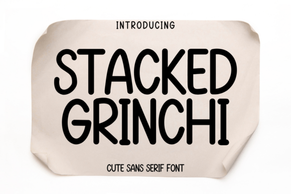 Stucked Grinchi: A Friendly Font for Every Creative Project