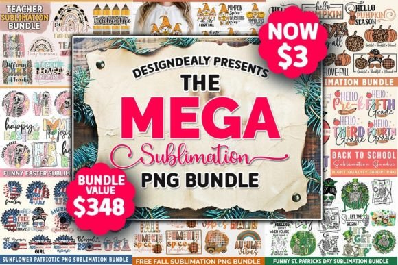 The Mega Sublimation Bundle: A One-Stop Solution for Seasonal Design Needs